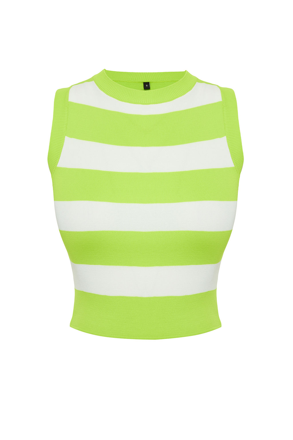 Sar? Crop Cizgili Ince Bluz TWOSS22BZ1173