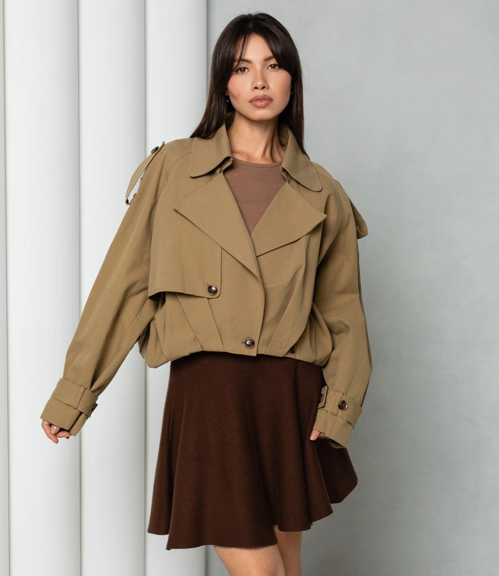 Куртка #КТ6837 (1), светлый хаки