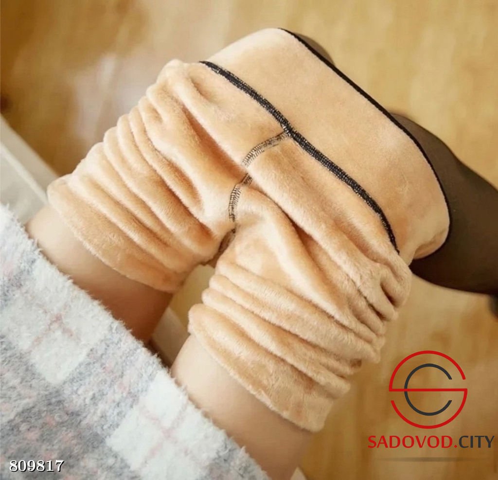 Колготки с эффектом вторая кожа с мехом