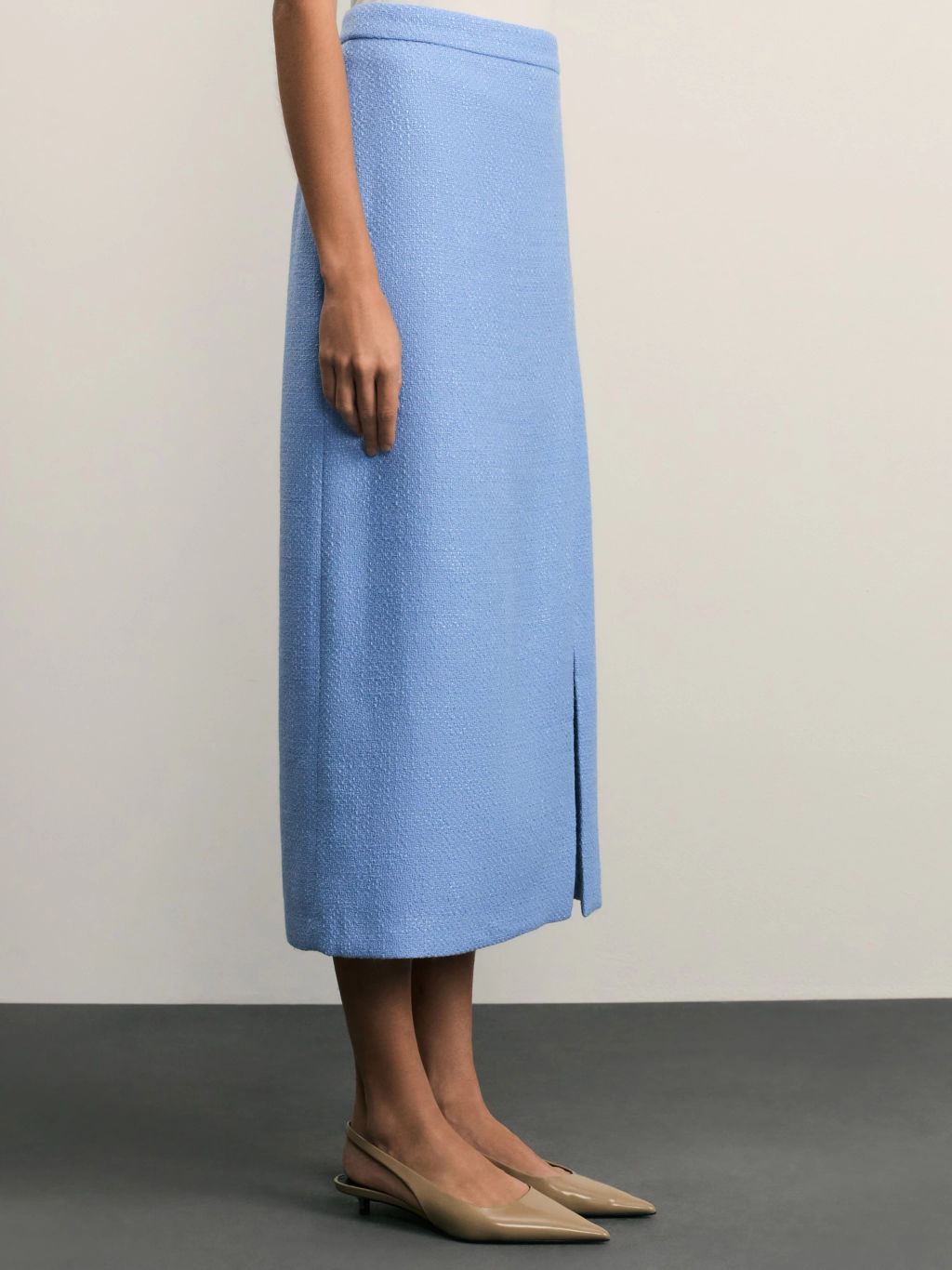 Юбка миди из твида / Zarina  фото 3