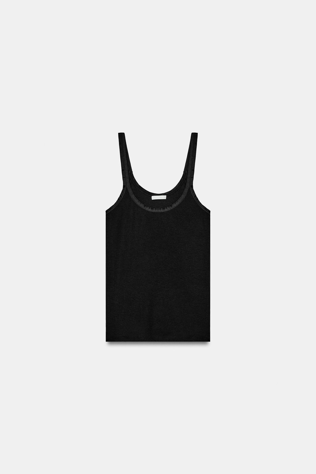 SOFT INTERLOCK TOP WITH DRAPED SIDE DETAIL - Zara фото 14
