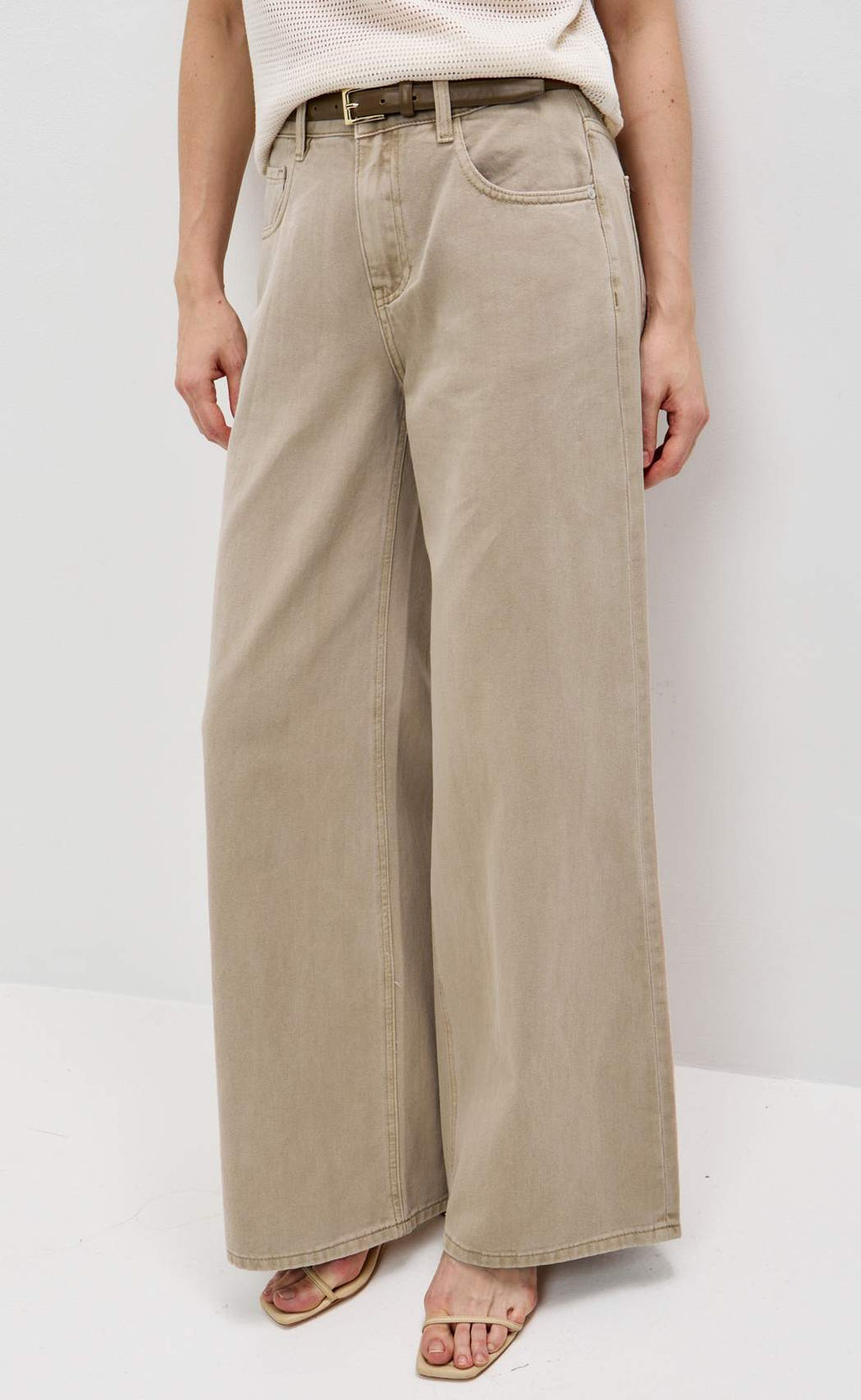 Джинсы Primm P612-0164 светло-бежевый хлопок  фото 5