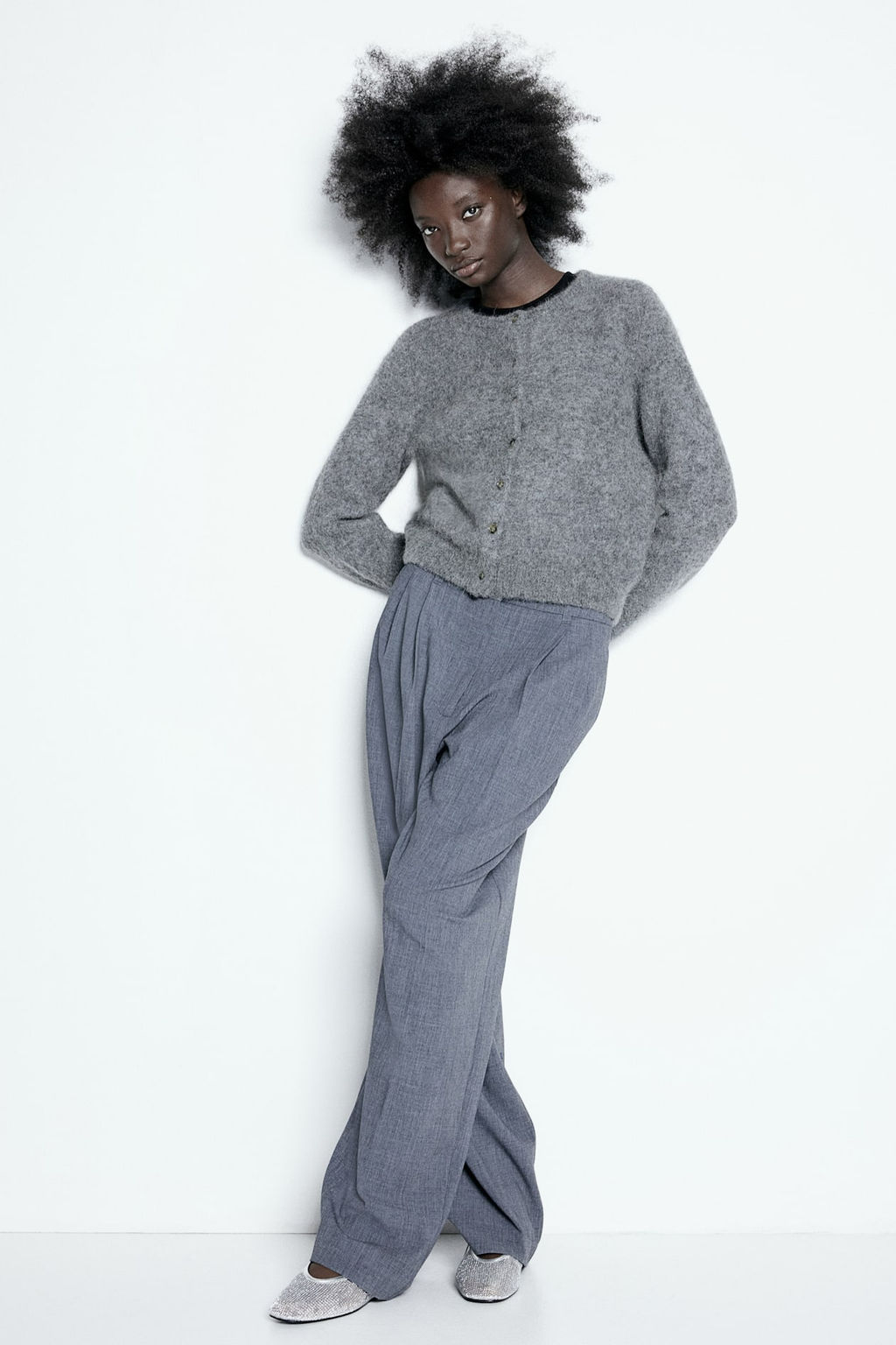 Cardigan en mezcla de alpaca - H&m фото 2