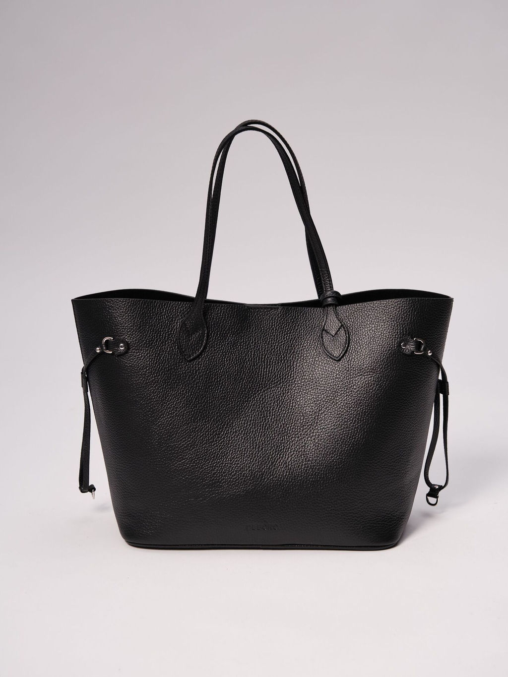 Сумка кожаная шоппер Deboro 30890 черная