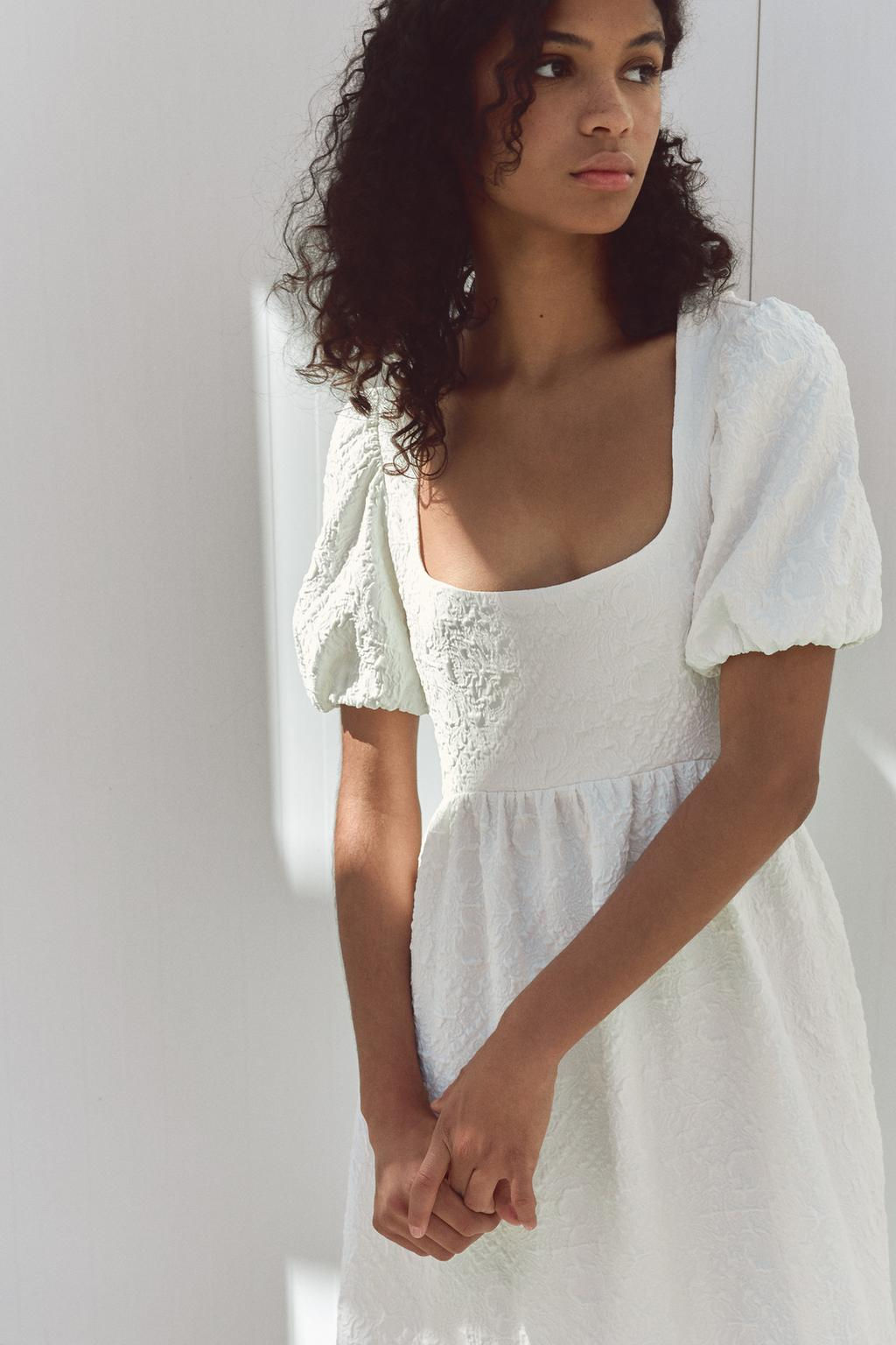 JACQUARD MIDI DRESS - Zara фото 2