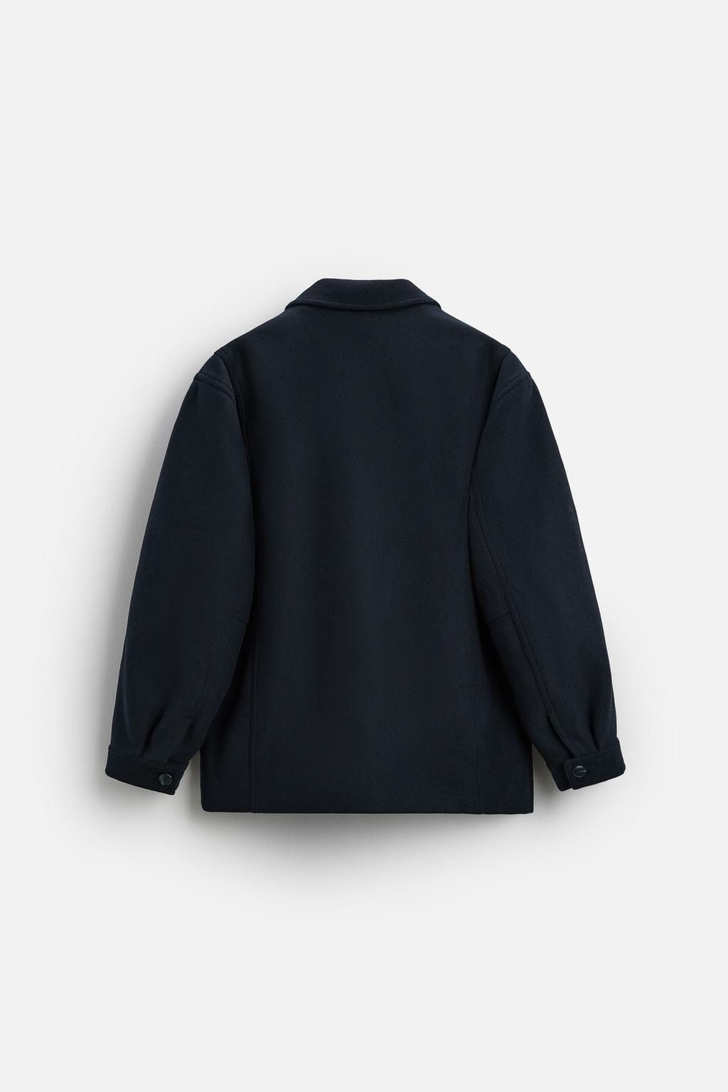 WOOL BLEND SHORT COAT - Zara фото 9
