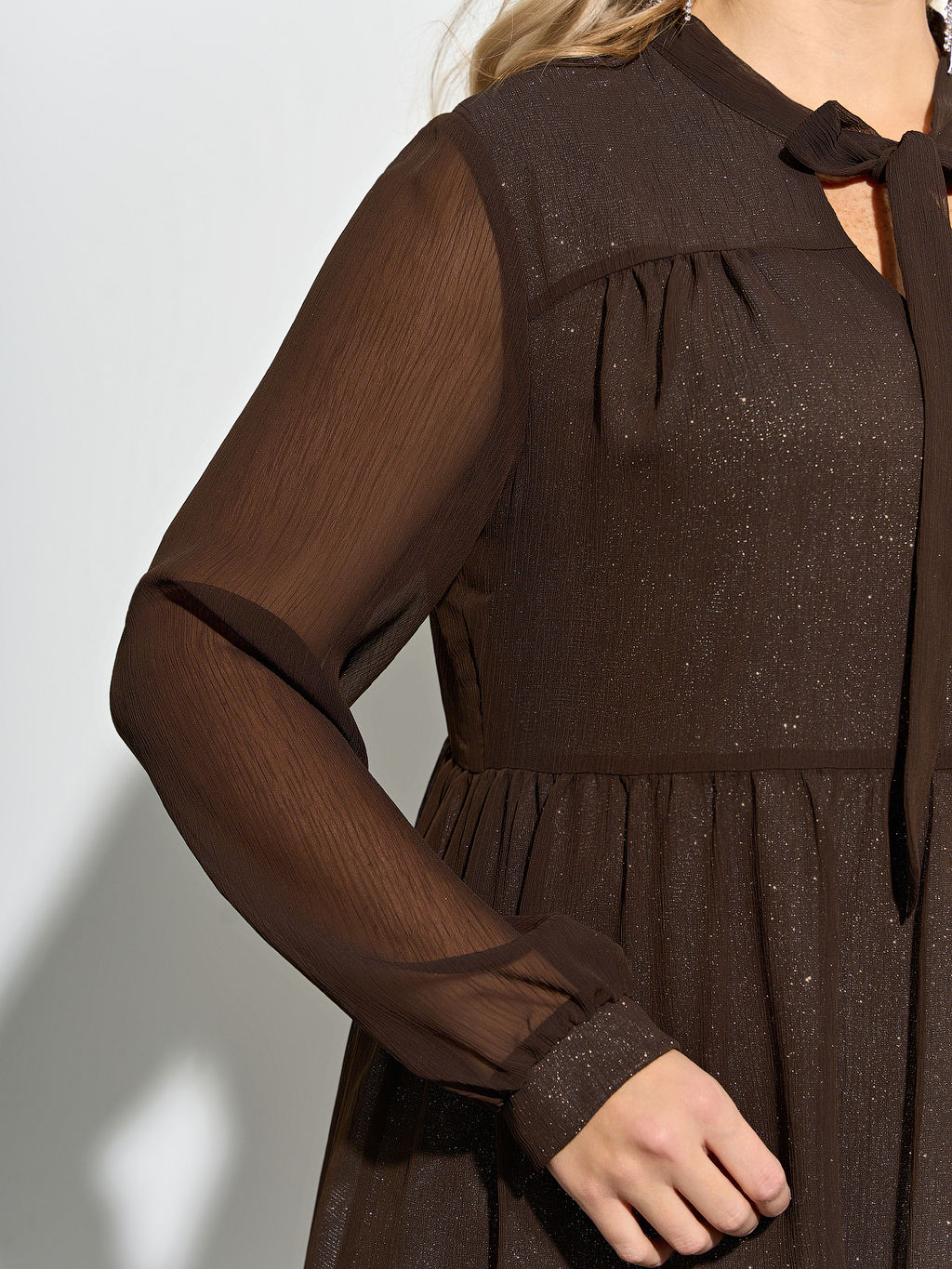 Платье 0060-2а шоколад - Aquarell фото 7