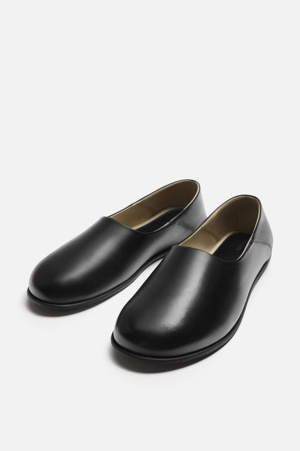 LEATHER FLATS - Zara фото 6