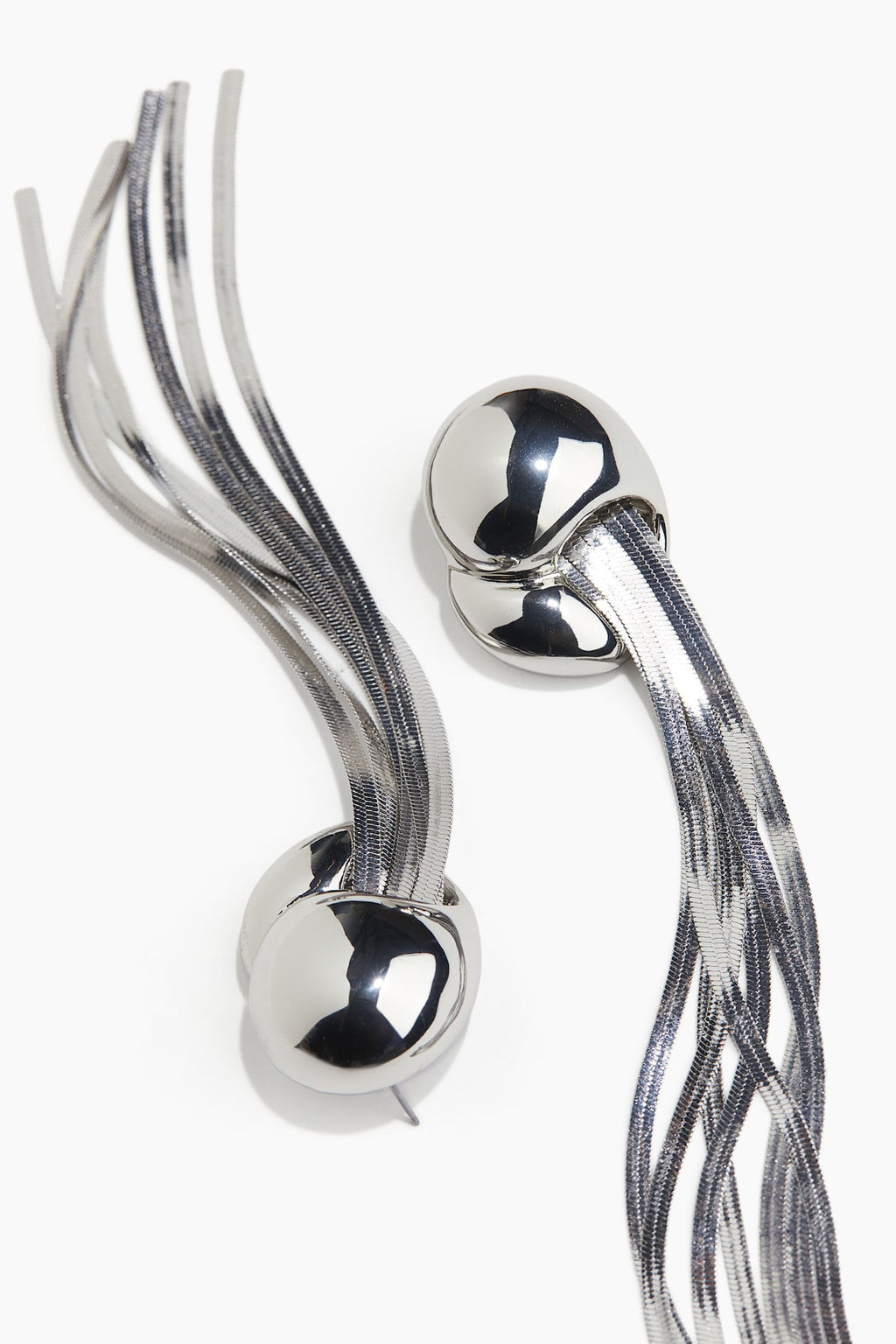 Pendientes con cadenas de serpiente - H&m фото 4