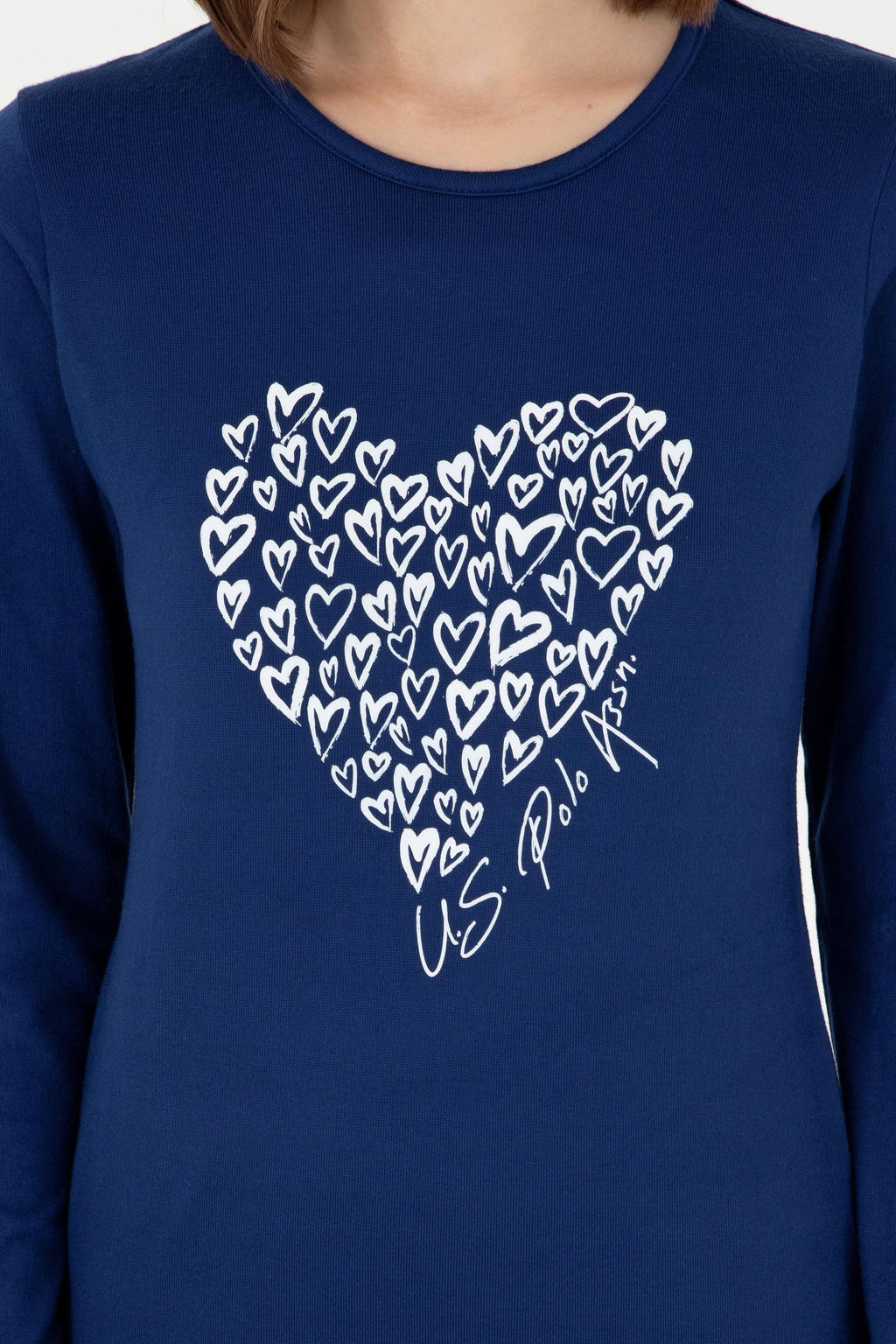 Женский темно-синий пижамный комплект Неожиданная скидка в корзине - U.s. polo assn фото 6