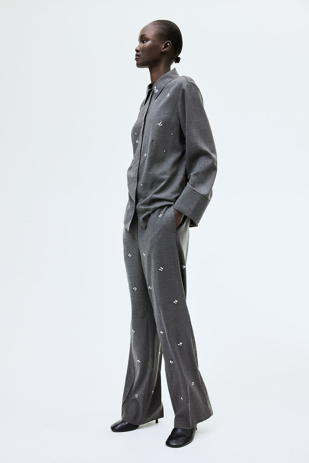 Pantalon con strass - H&m фото 4
