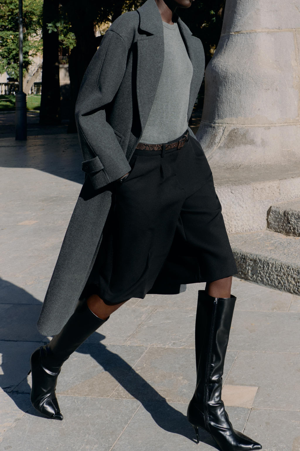 LONG BERMUDA SHORTS WITH BELT - Zara фото 14