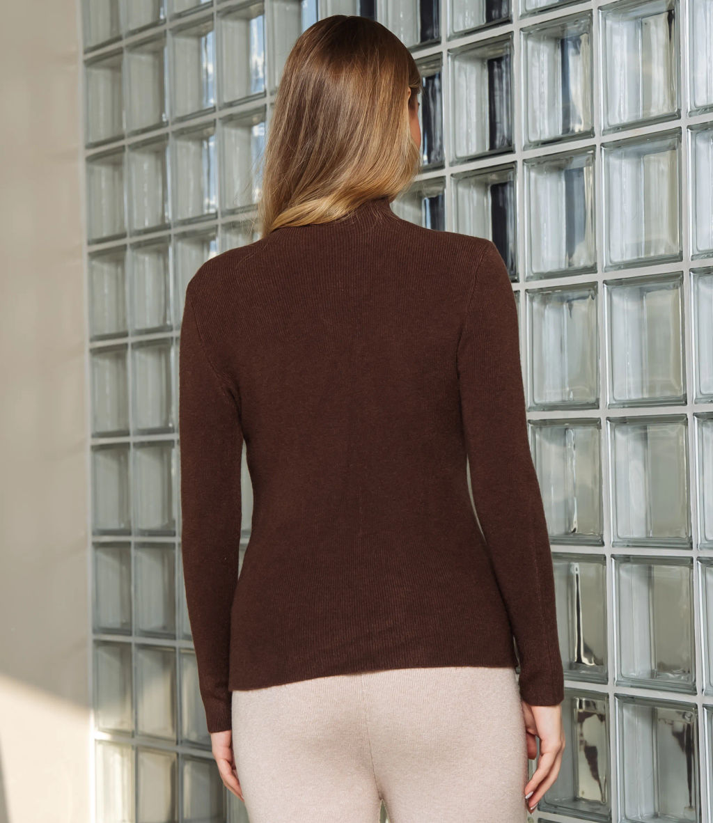 Водолазка #КТ801 (16), шоколадный