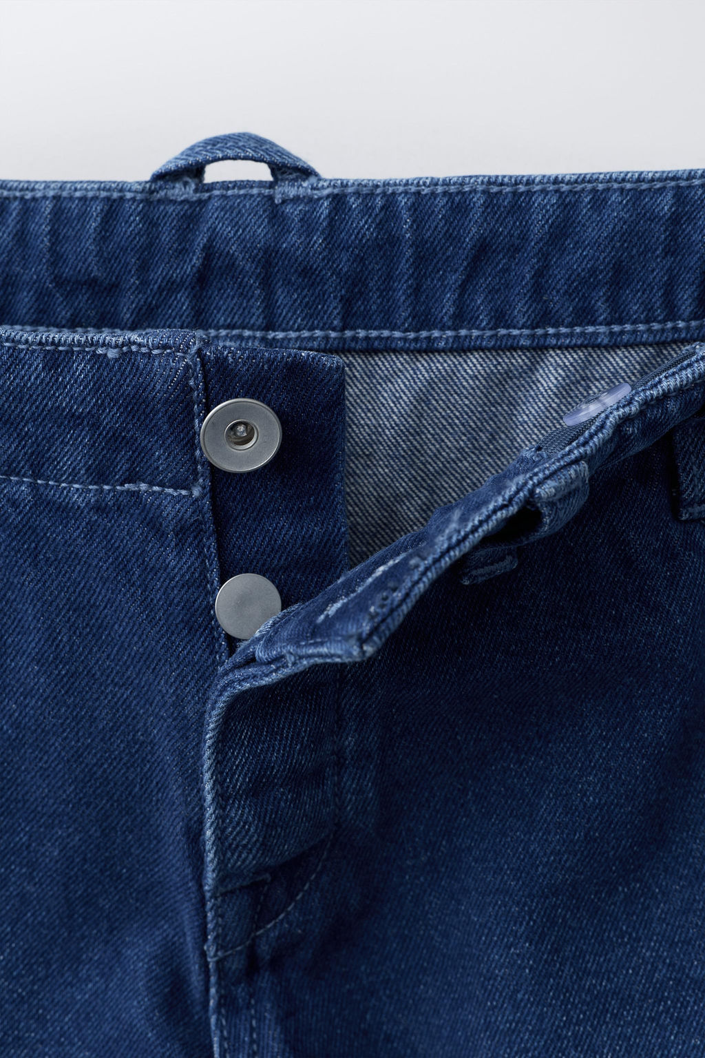 JEANS EXTRA WIDE LEG / Azul fl?or - Zara фото 3