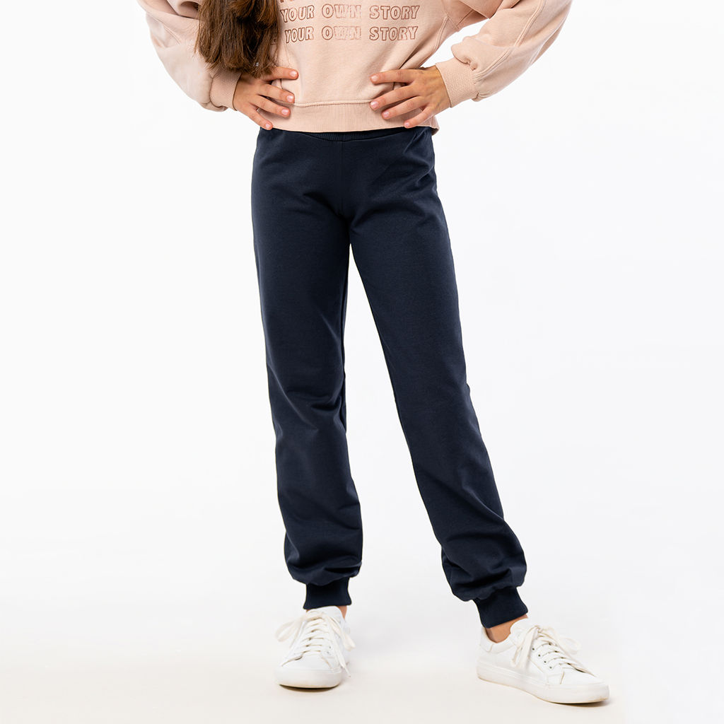 RODOS Брюки для девочки М-140д (М) Графит