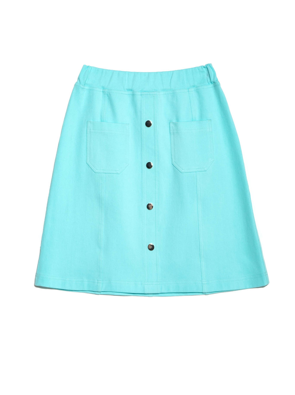 CONTE Юбка А-силуэта с металлическим декором MALIBY aqua blue aqua blue