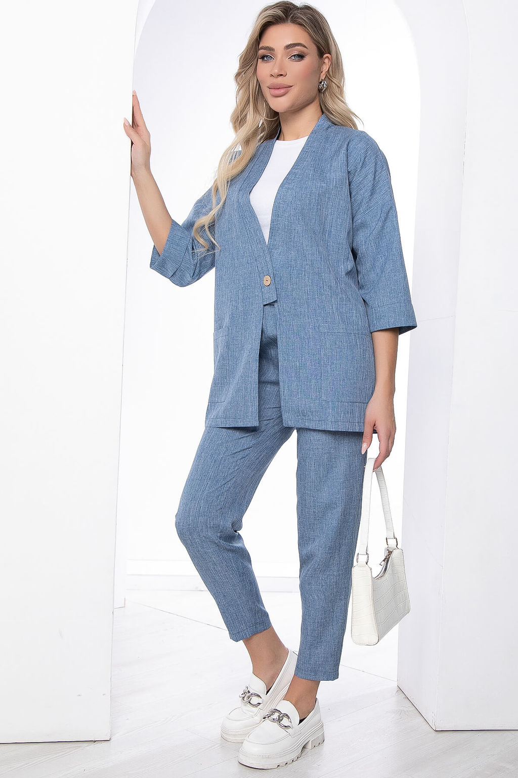 Костюм Мировая тенденция (джинс) К8787 - Lt collection фото 8