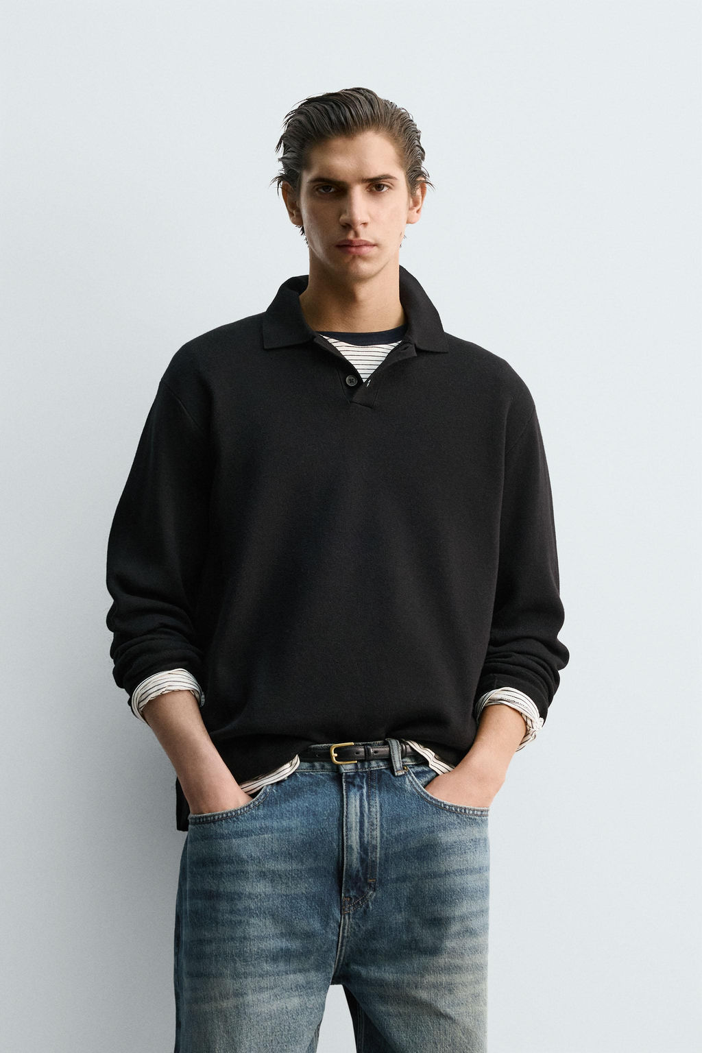 SOFT KNIT POLO SHIRT - Zara фото 12