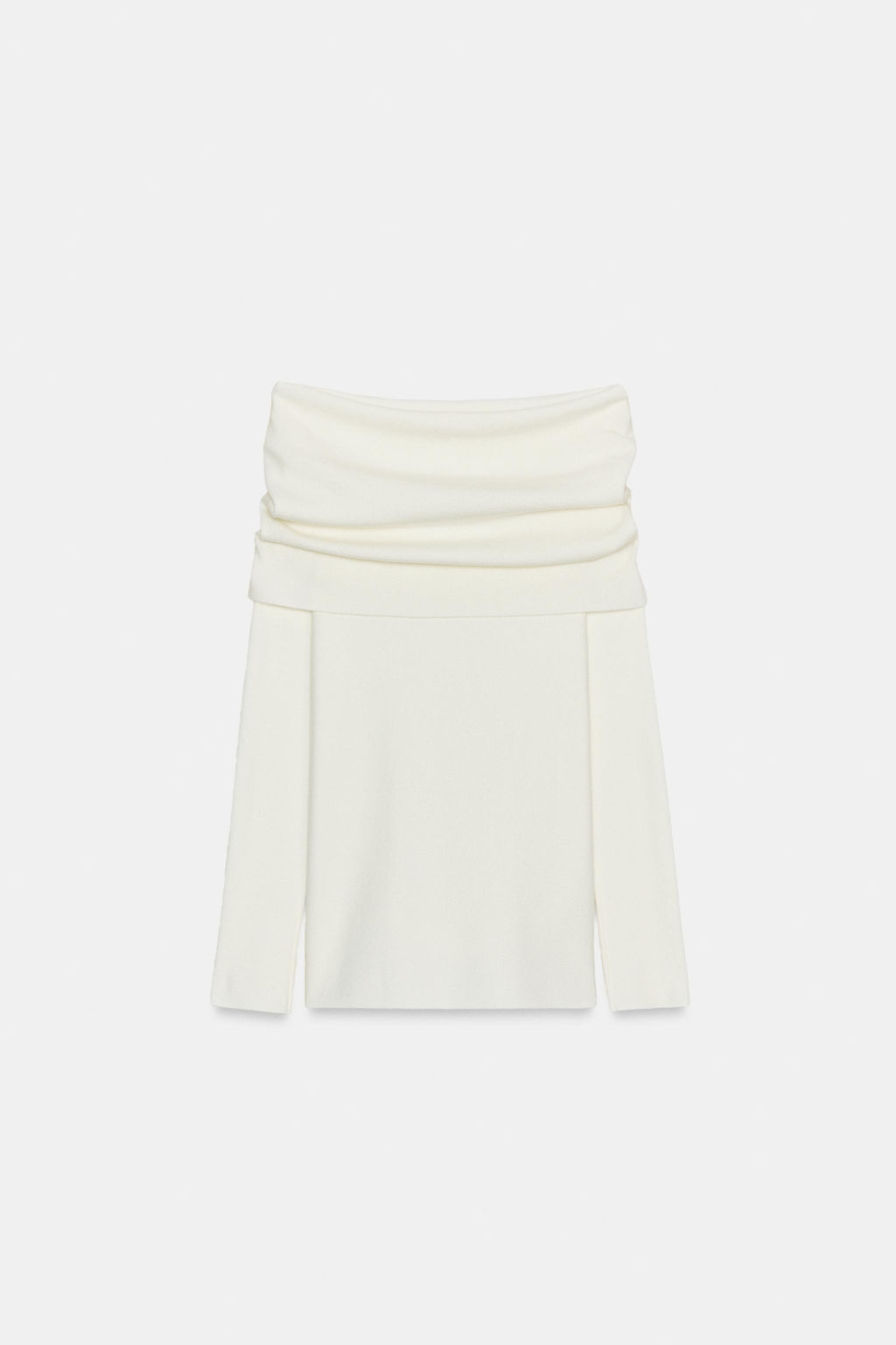 JERSEY PUNTO OFF SHOULDER / Blanco - Zara фото 6