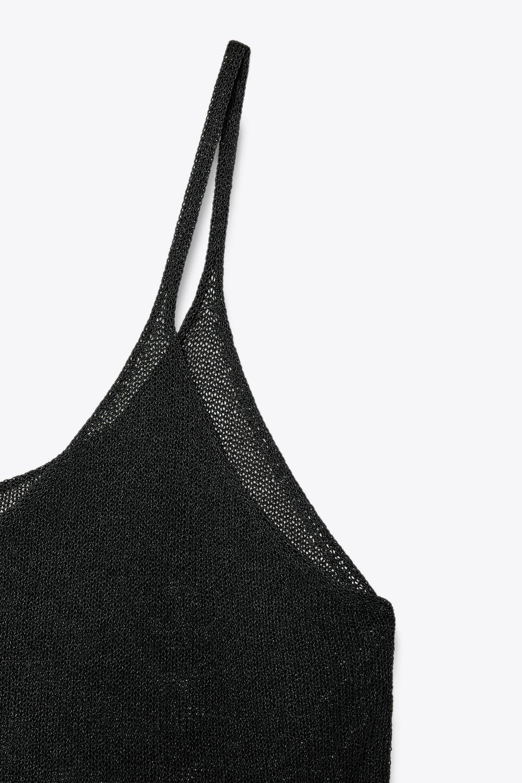 KNITTED STRAPPY TOP - Zara фото 10