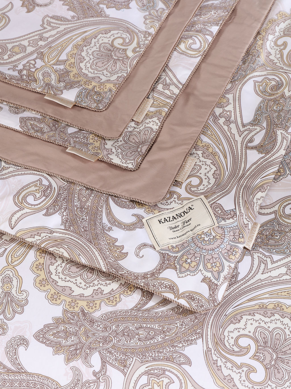 Комплект с одеялом Орлеан (капучино жемчуг) Cotton