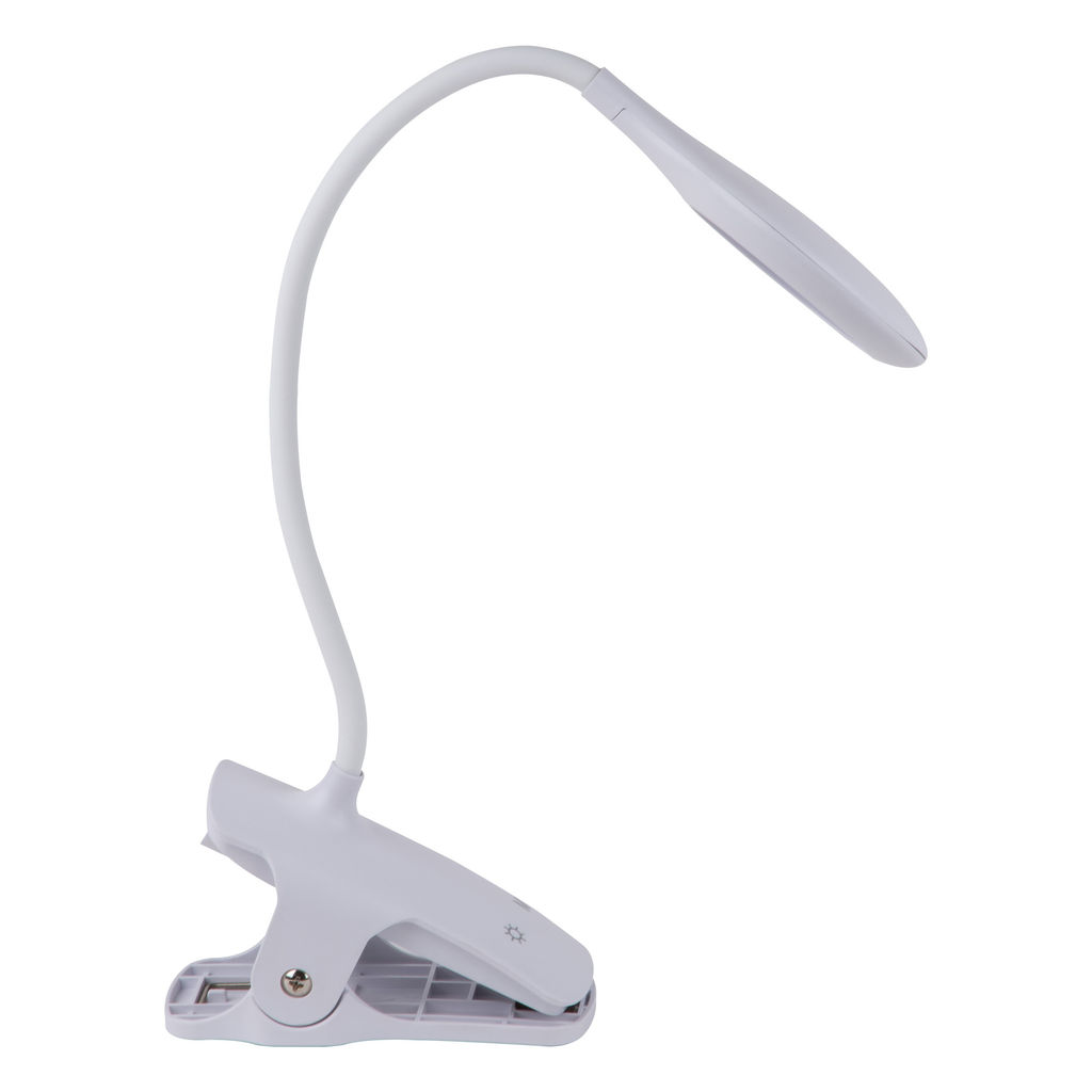 ULM-D601 8W/3000-6000K/DIM WHITE Светильник настольный светодиодный прищепка. Сенсорный выключатель. Диммер. Белый. TM Uniel - Volpe фото 2