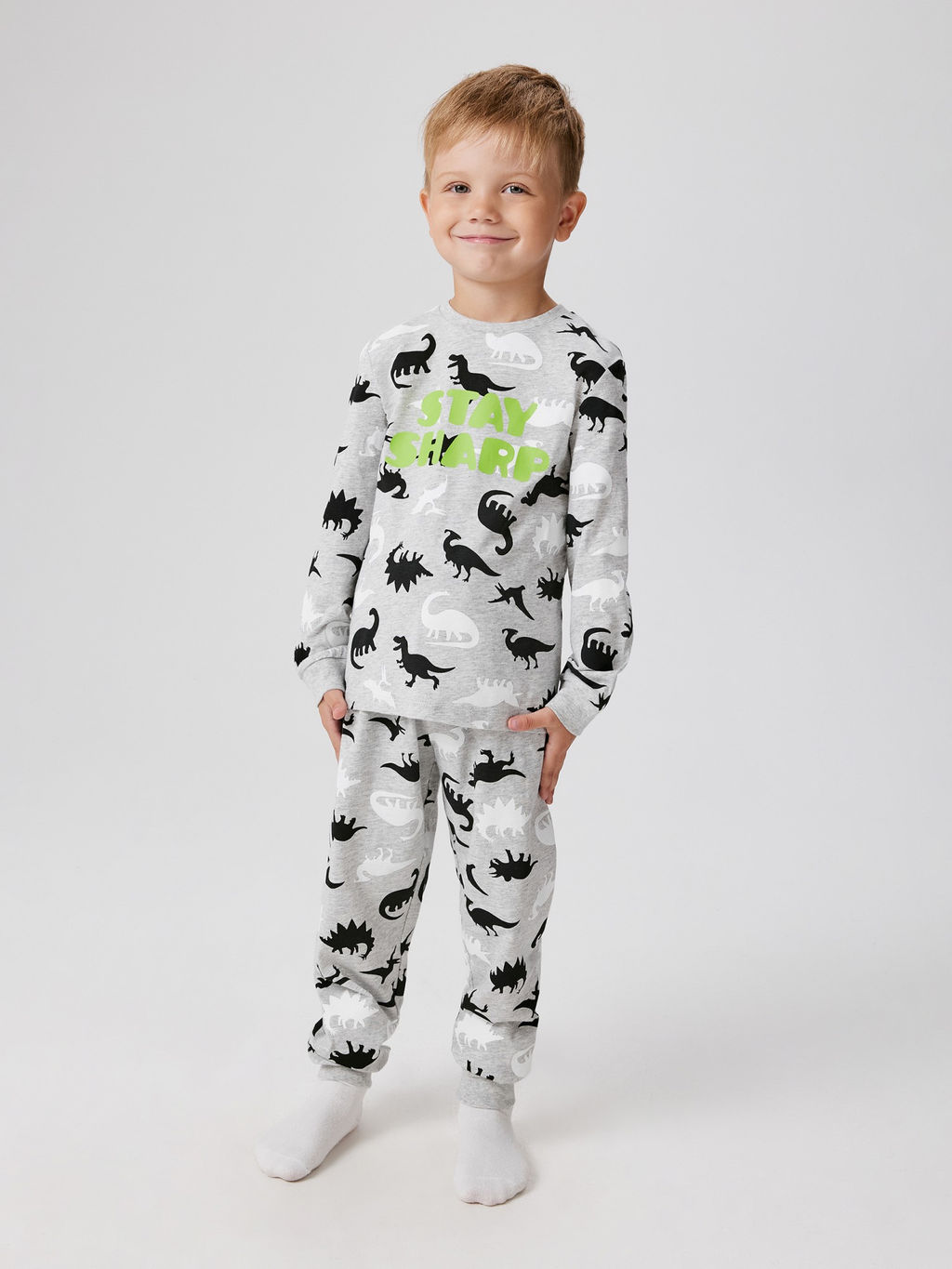 ACOOLA / Пижама детская для мальчиков Leskara серый