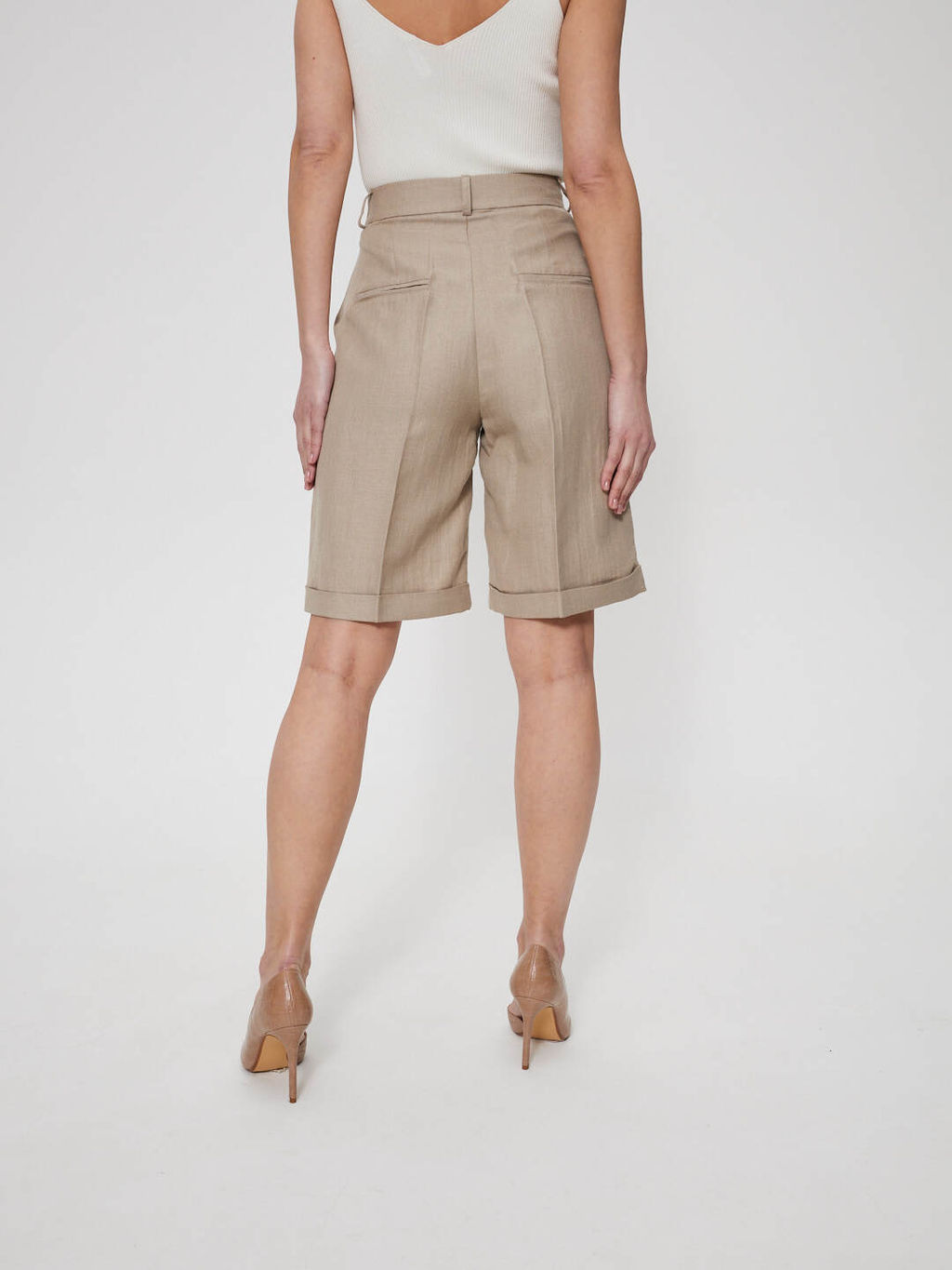 Шорты 322.090057/бежевый - Seven senses фото 5