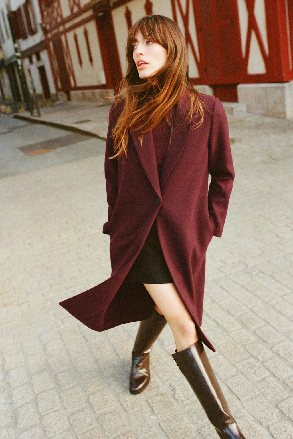 SOFT BUTTON COAT - Zara фото 2