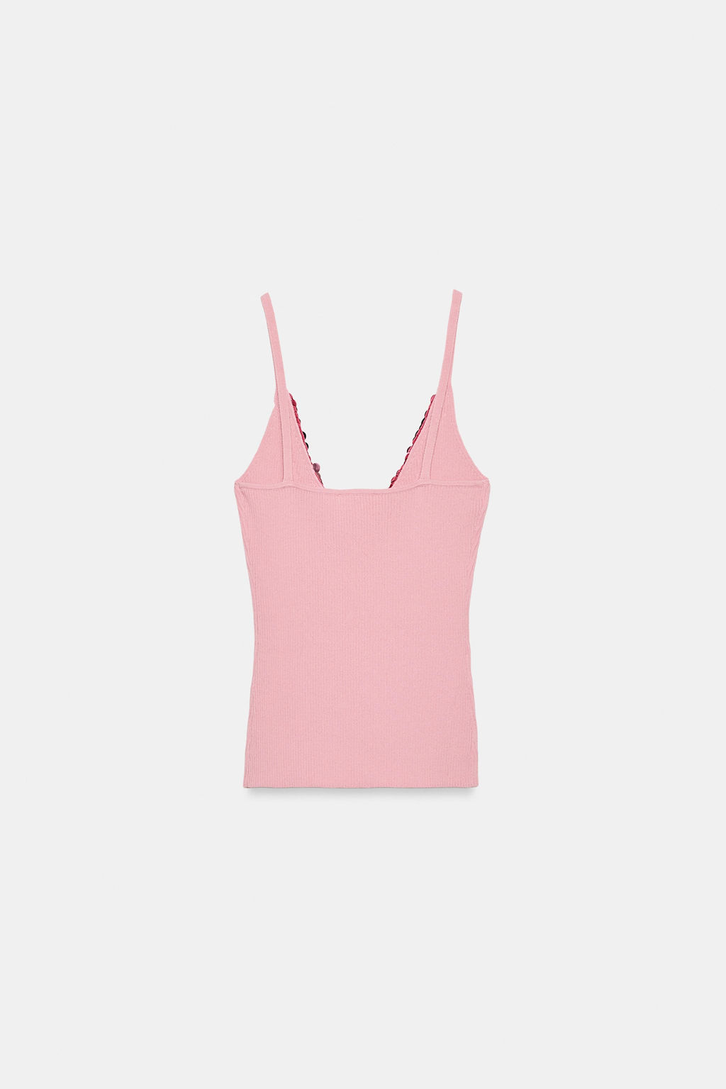 TOP TIRANTES LENTEJUELAS / Rosa - Zara фото 6