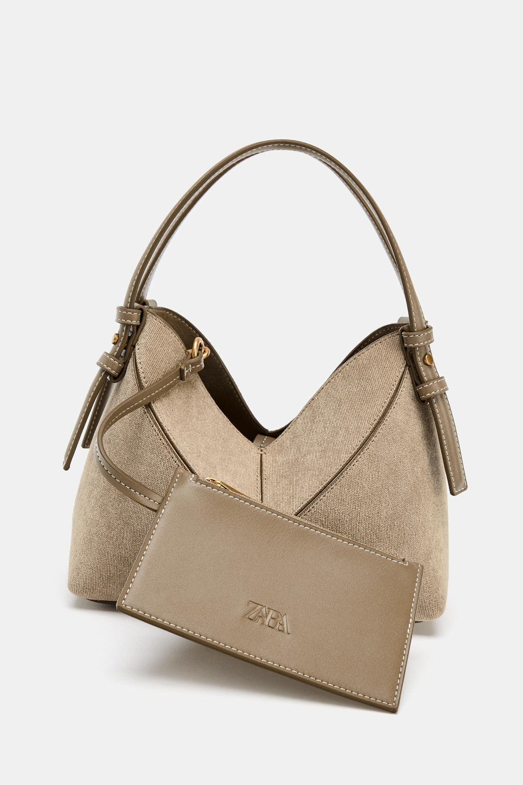 TOPSTITCH MINI TOTE BAG - Zara фото 7