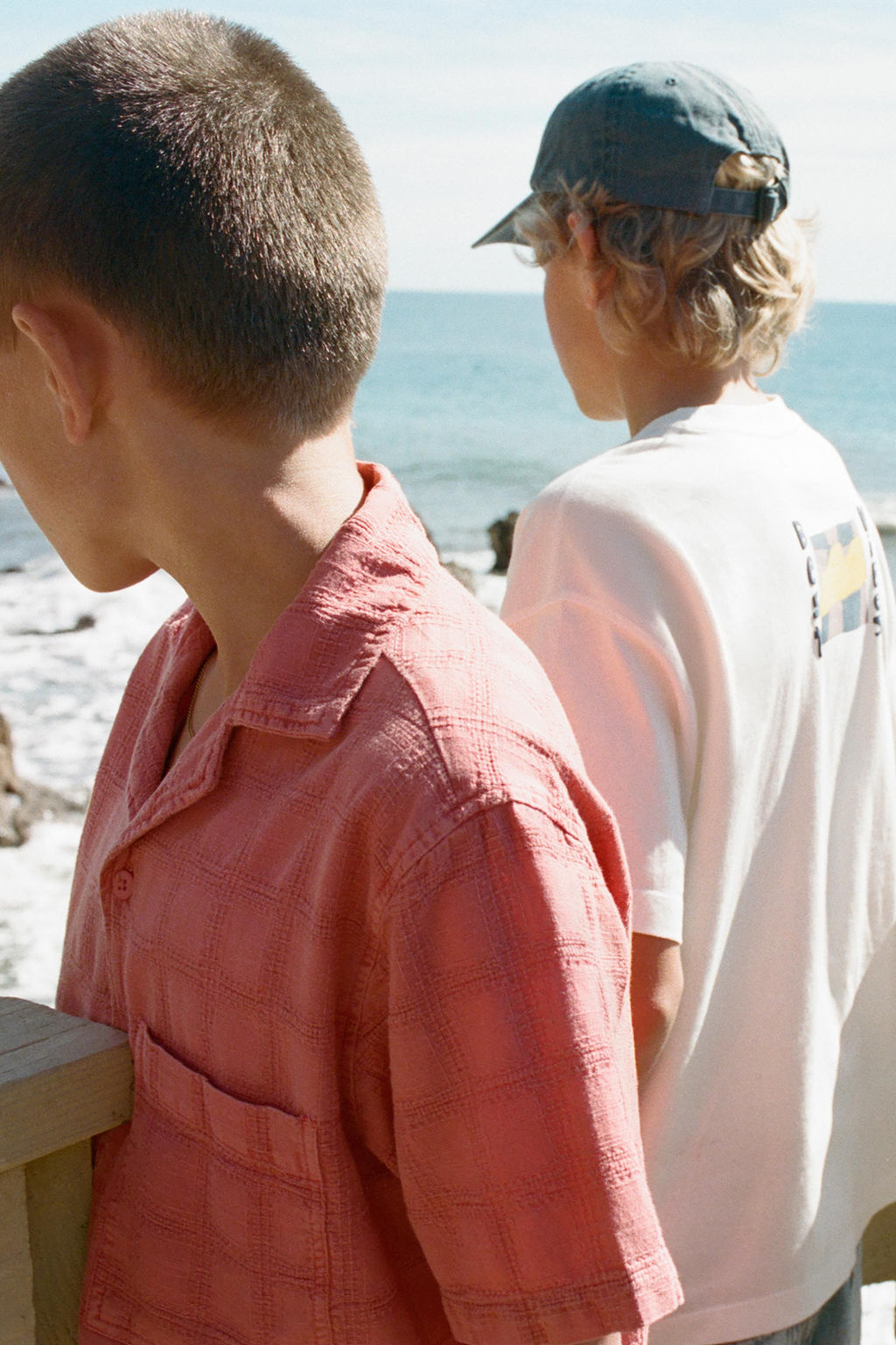 CAMISA CUADROS TEXTURA / Naranja - Zara фото 5