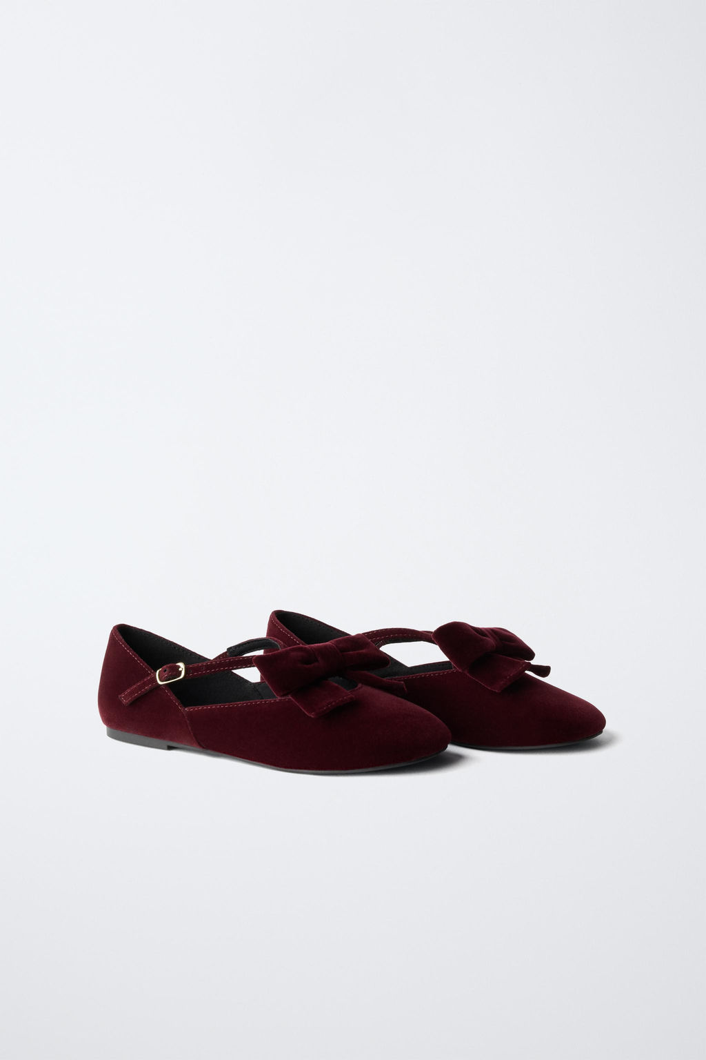 VELVET BOW BALLERINAS - Zara фото 2