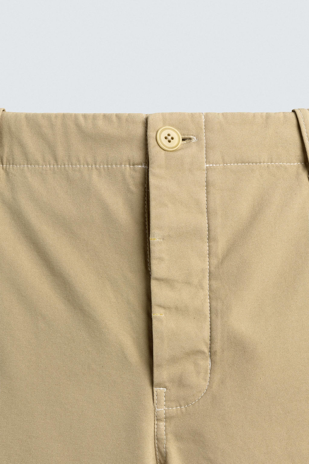 BERMUDA LAVADA RELAXED FIT / Amarillo claro - Zara фото 9
