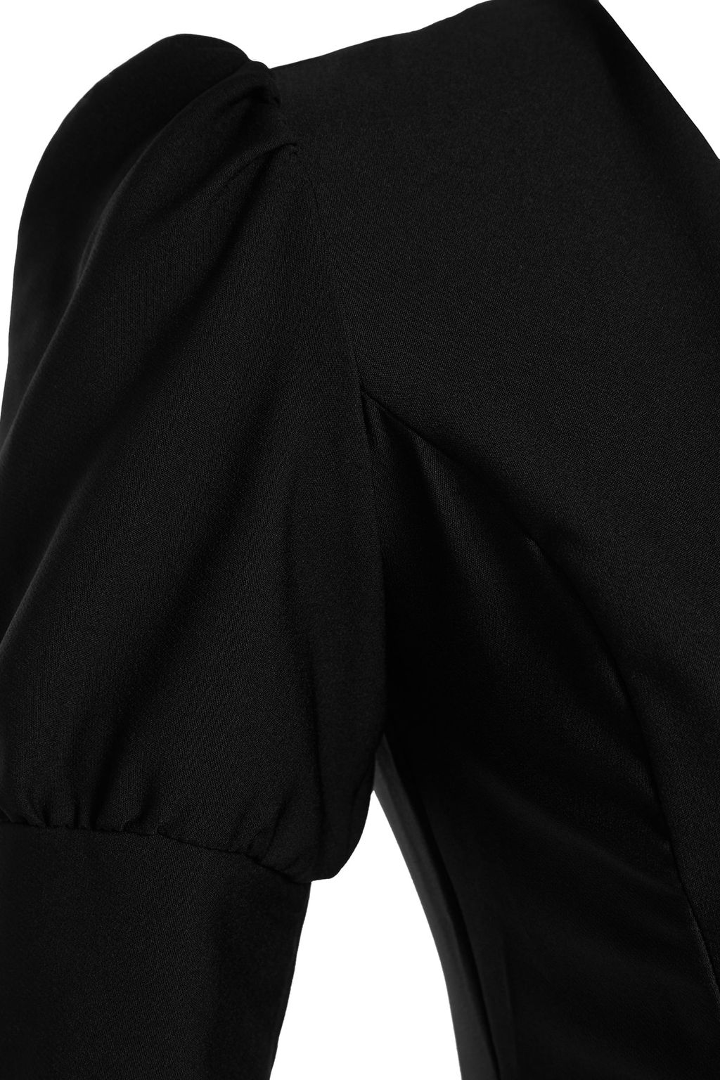 Siyah Kruvaze Yaka Skater/Belden Ac?lan Mini Dokuma Elbise TWOSS20EL1639