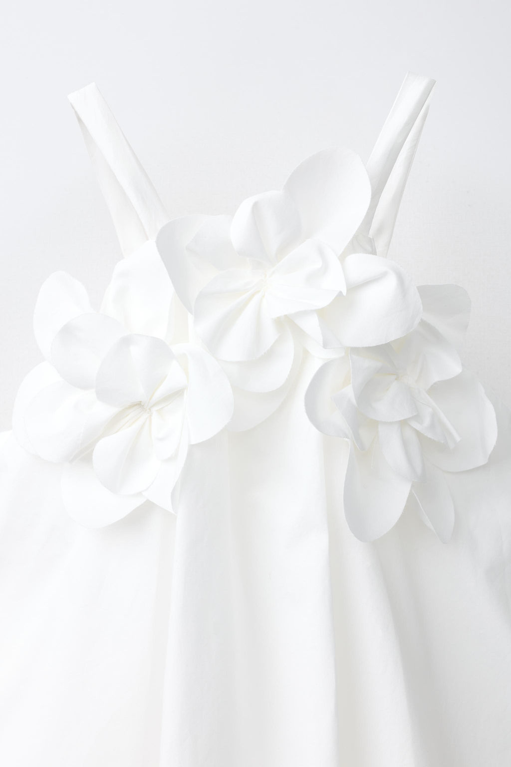 VESTIDO POPEL?N FLORES / Blanco - Zara фото 6
