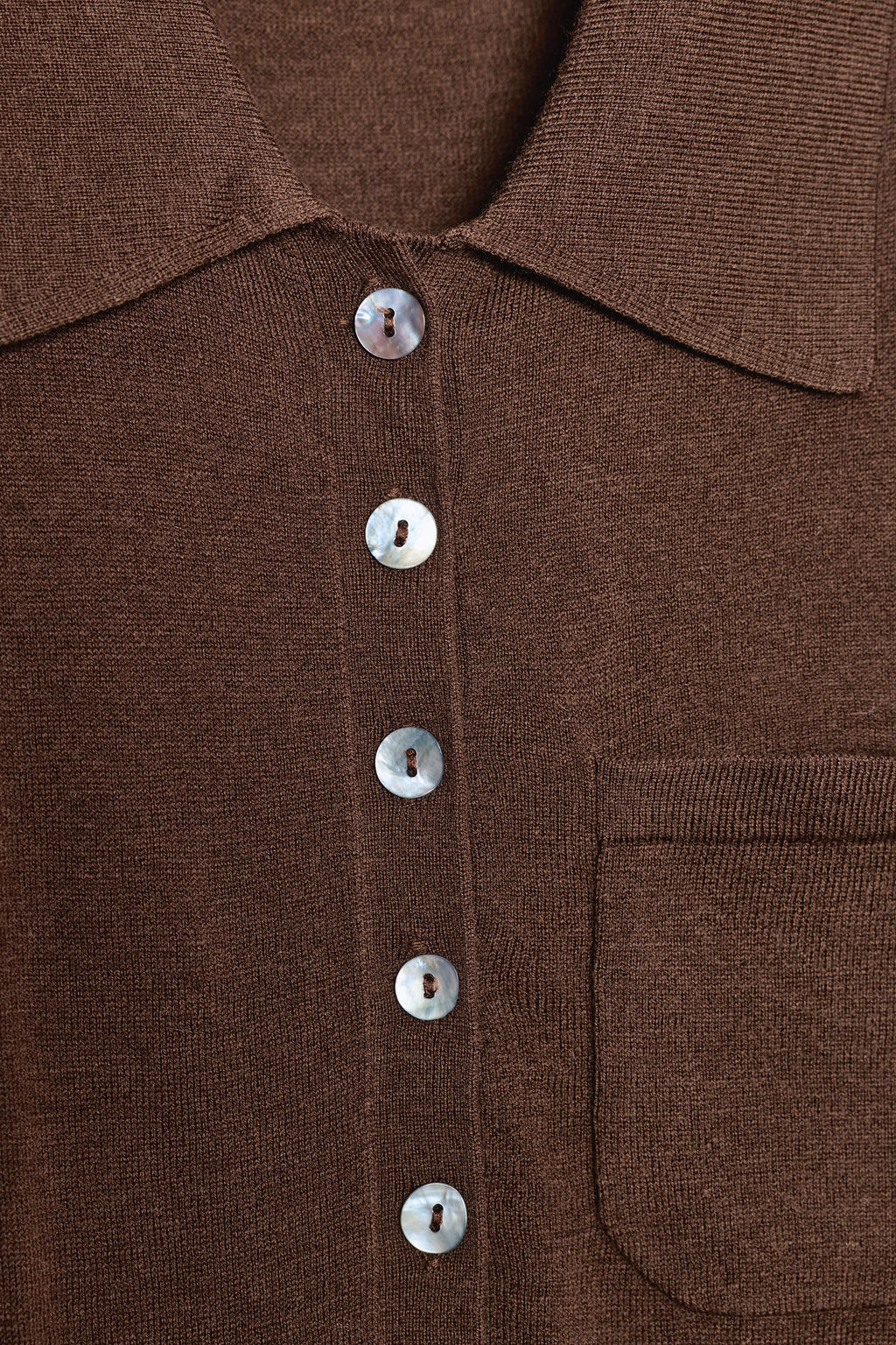 BASIC WOOL POLO SHIRT - Zara фото 25