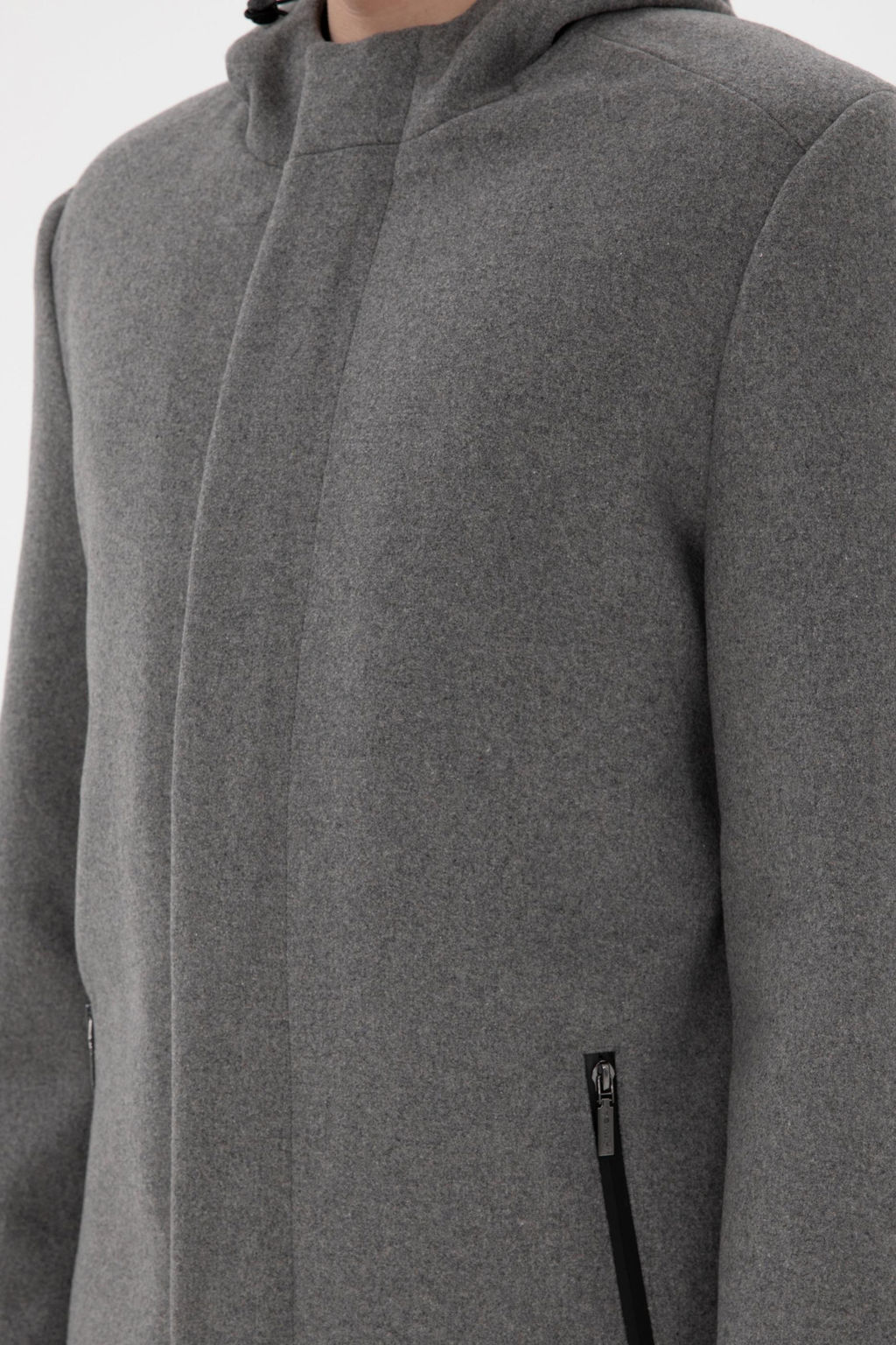 Мужская серая гербовая пальто Неожиданная скидка в корзине - U.s. polo assn фото 7