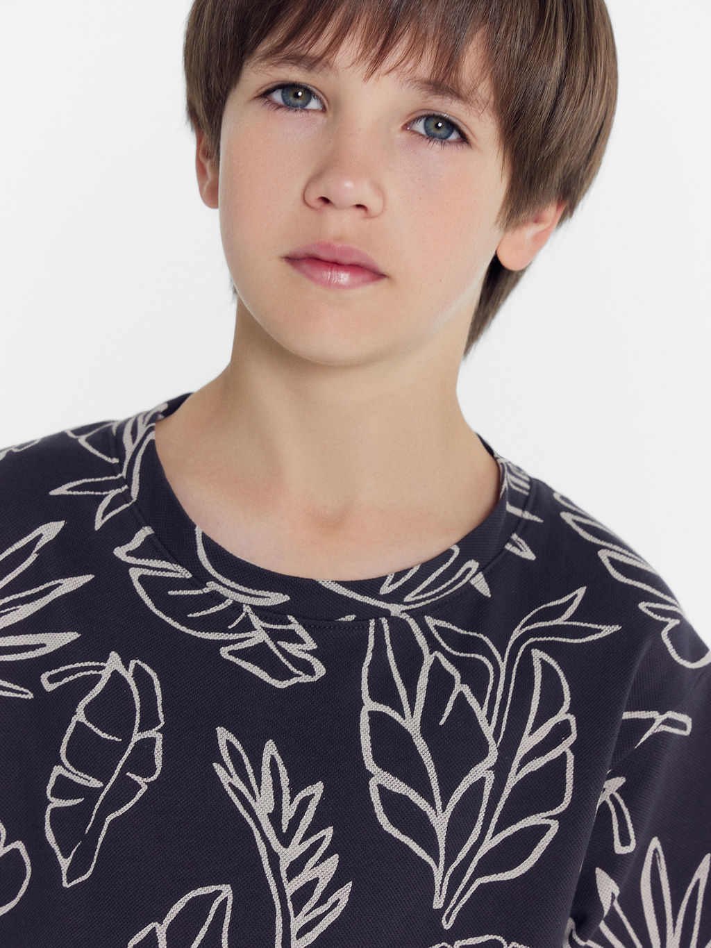 Футболка для мальчиков темно-синяя с пальмами - Mark formelle фото 5