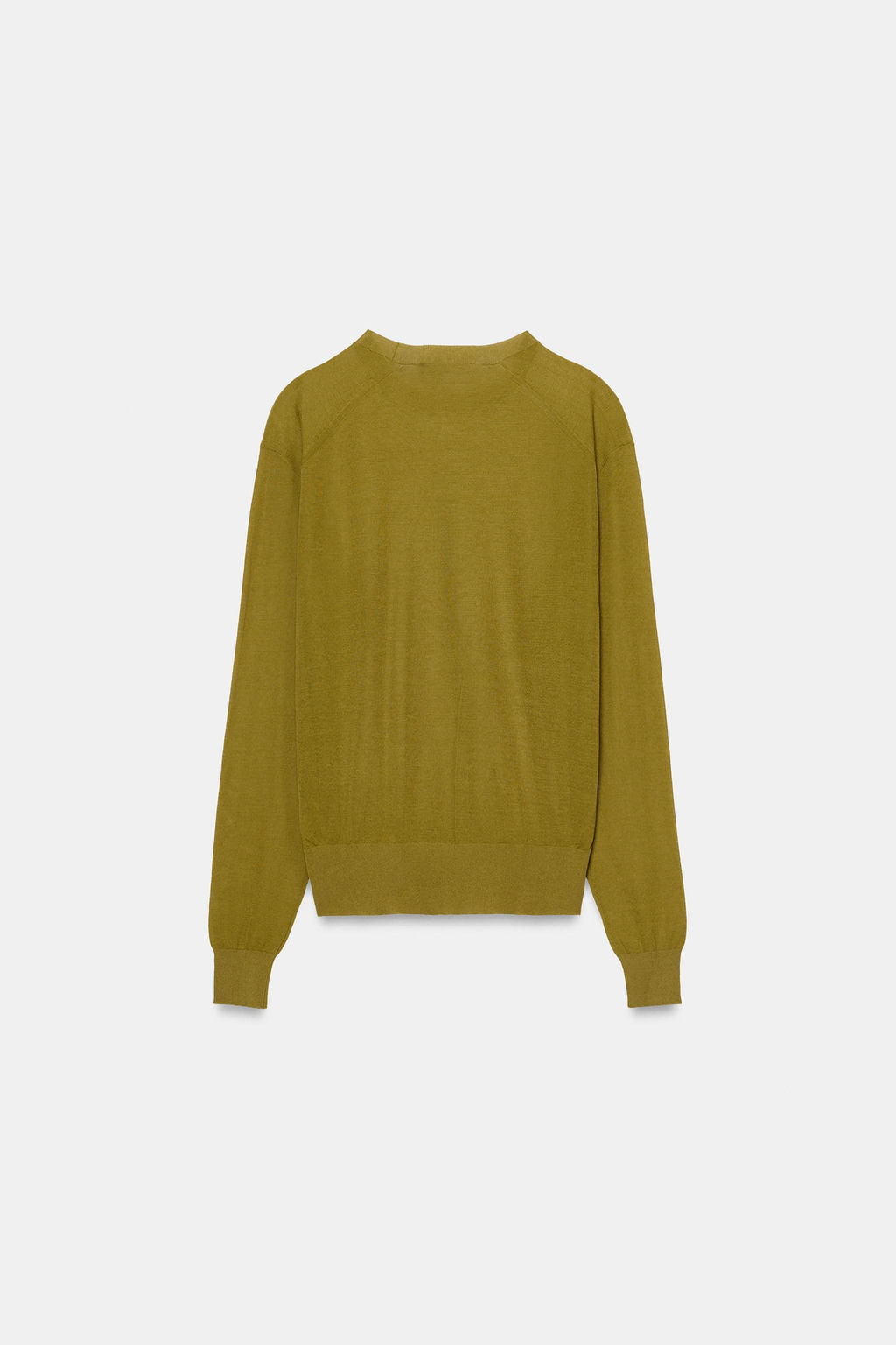 JERSEY PUNTO COSTURAS HOMBRO / Oliva - Zara фото 5