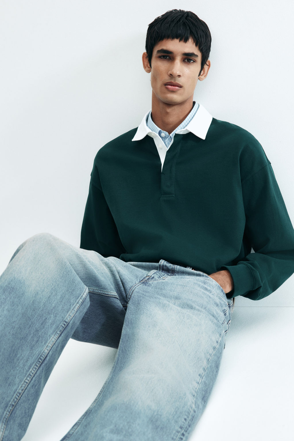 Loose Straight Jeans - H&m фото 12