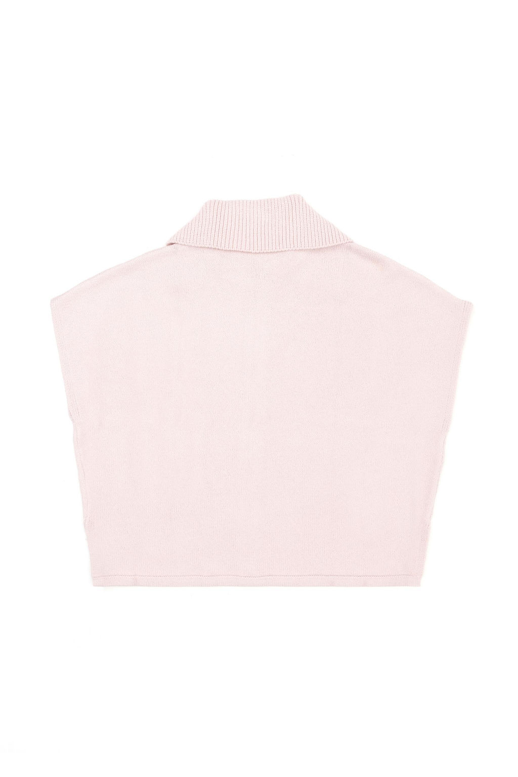 Розовое трикотажное пончо для маленьких девочек Неожиданная скидка в корзине - U.s. polo assn фото 2