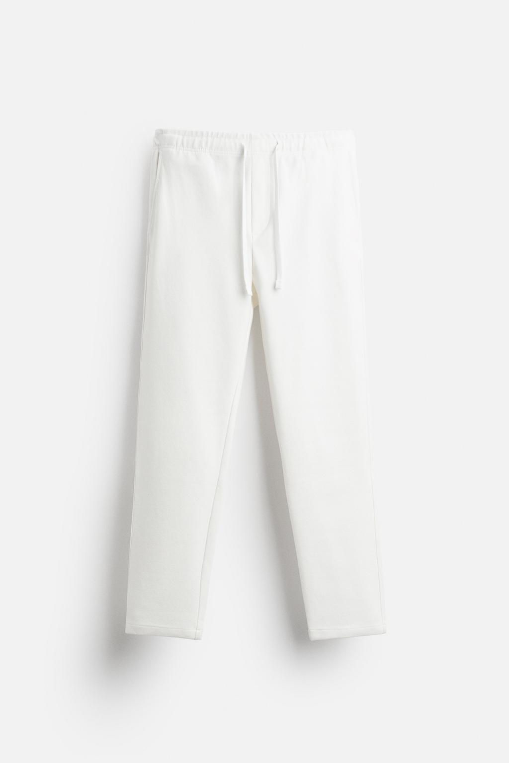 COMFORT FIT JOGGER WAIST TROUSERS - Zara фото 32