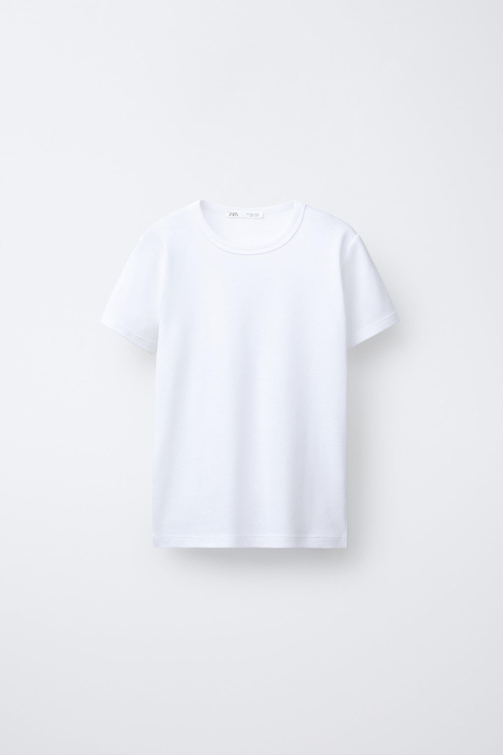 PACK DOS CAMISETAS MANGA CORTA / Blanco - Zara фото 2