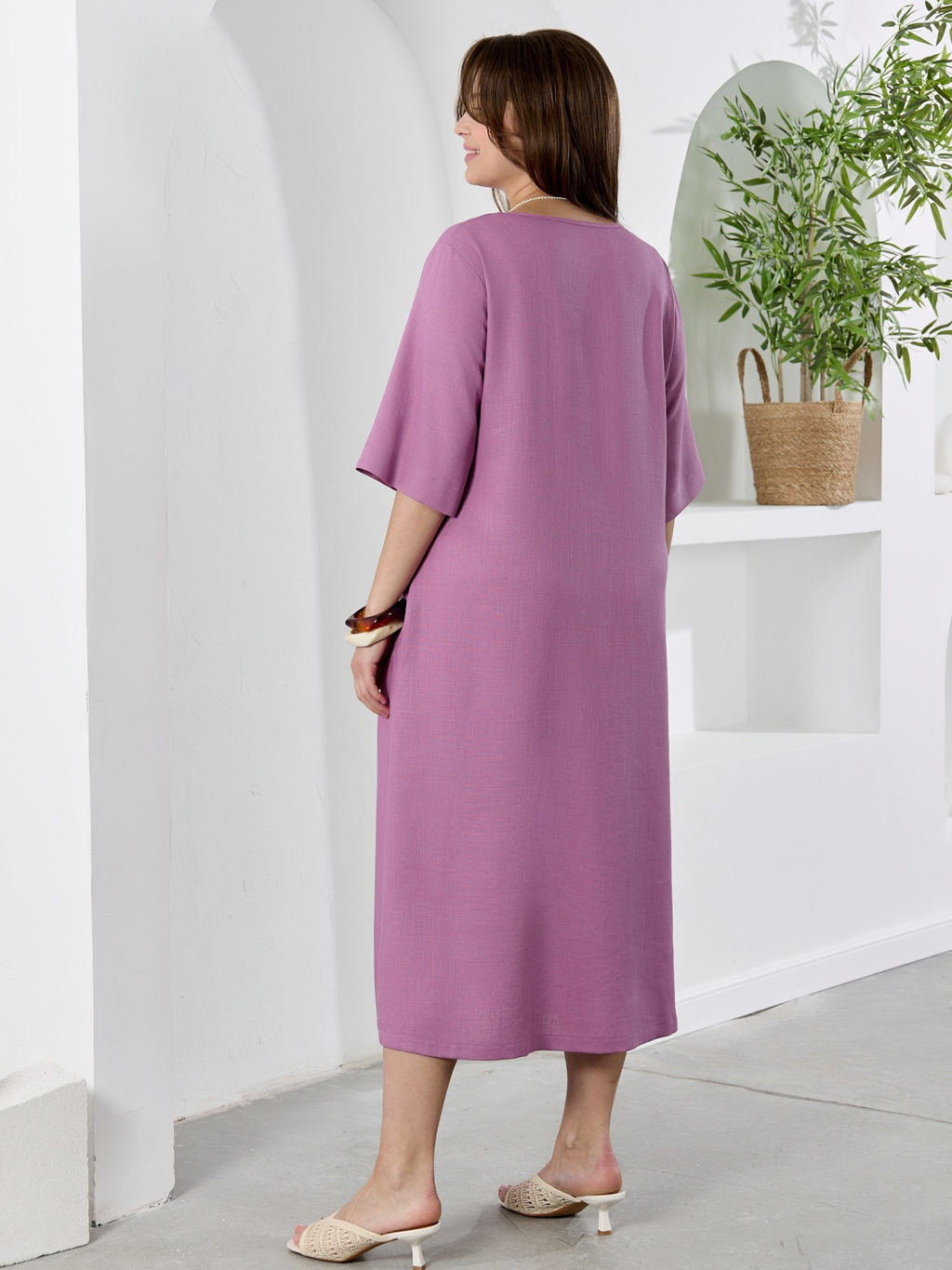 Платье Камео-1 из вискозы со льном - Виотекс фото 63