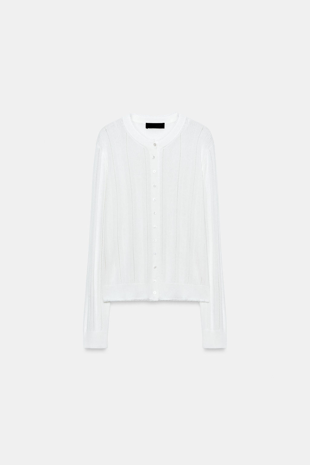 CHAQUETA PUNTO POINTELLE / Blanco - Zara фото 8
