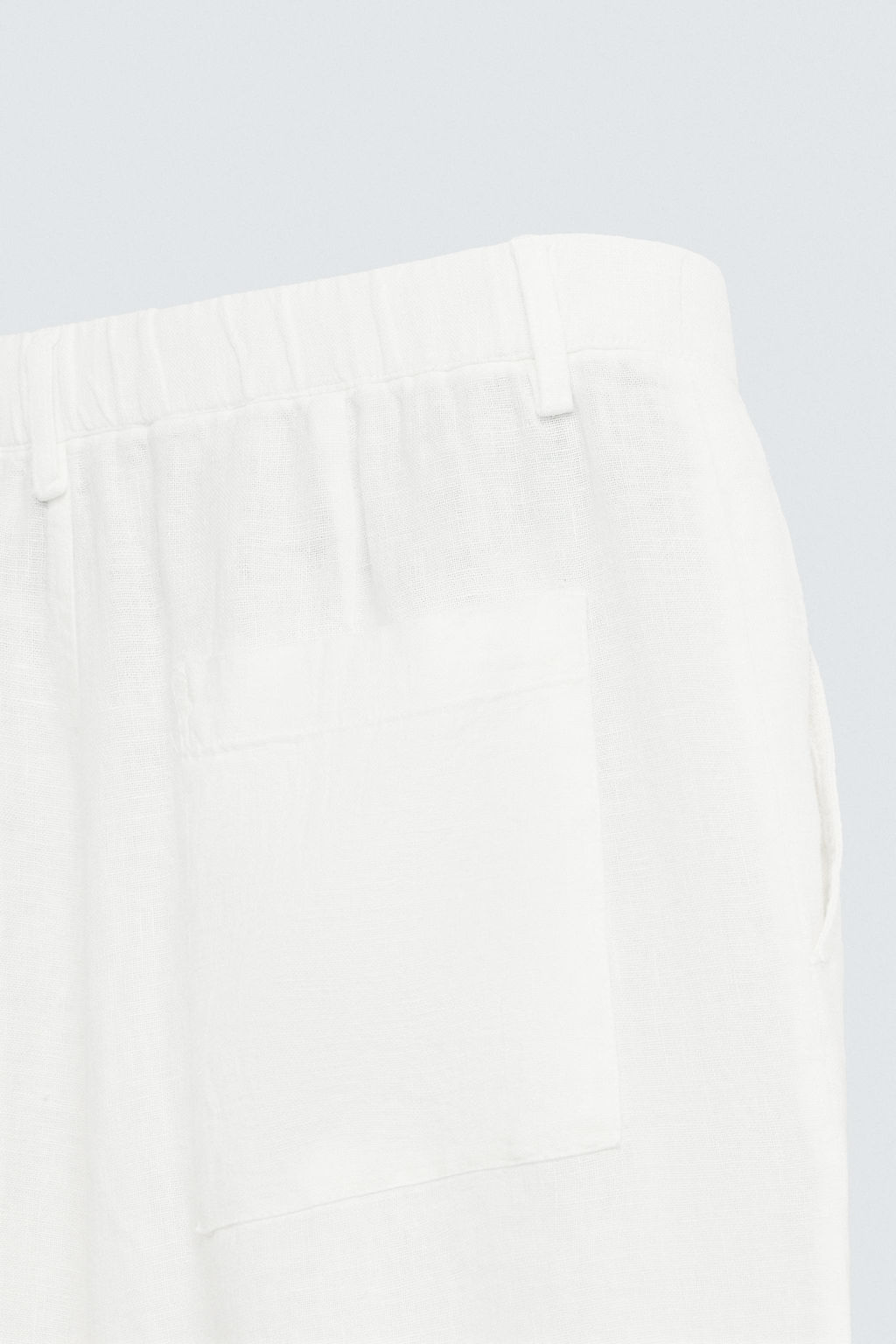 RELAXED FIT 100% LINEN TROUSERS - Zara фото 9
