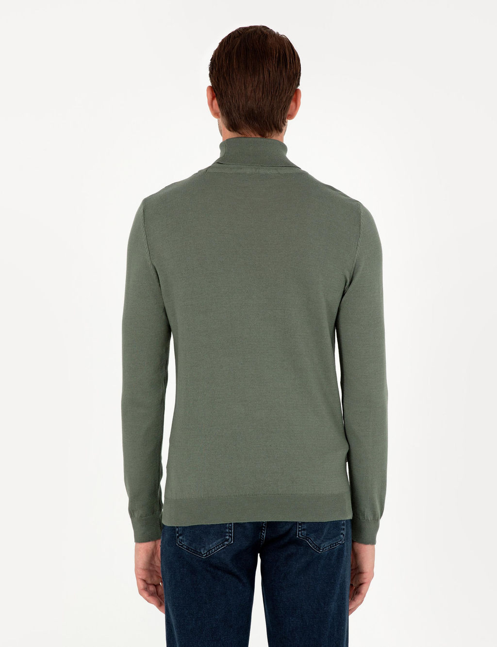 Duman Slim Fit Bal_k__ Yaka Basic Triko Kazak