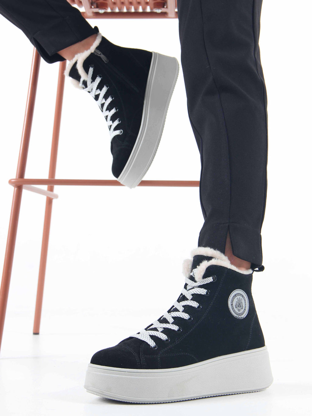 Ботинки 217.ALTAgr. черный замша R