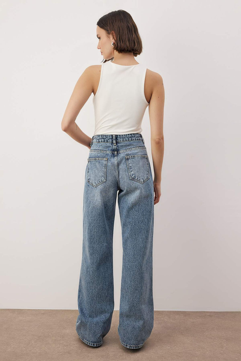 Mavi*001 Yuksek Bel Wide Leg Jeans TWOSS24JE00080